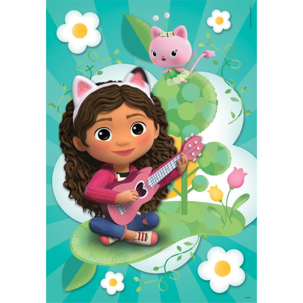 Puzzle Gabbys Dollhouse, Clementoni, 3 x 48 piese | Noriel