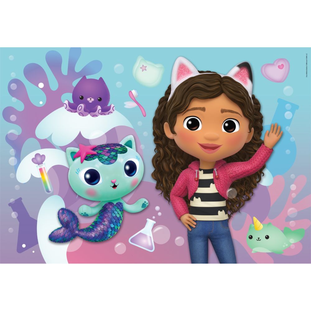 Puzzle Gabbys Dollhouse, Clementoni, 3 x 48 piese | Noriel