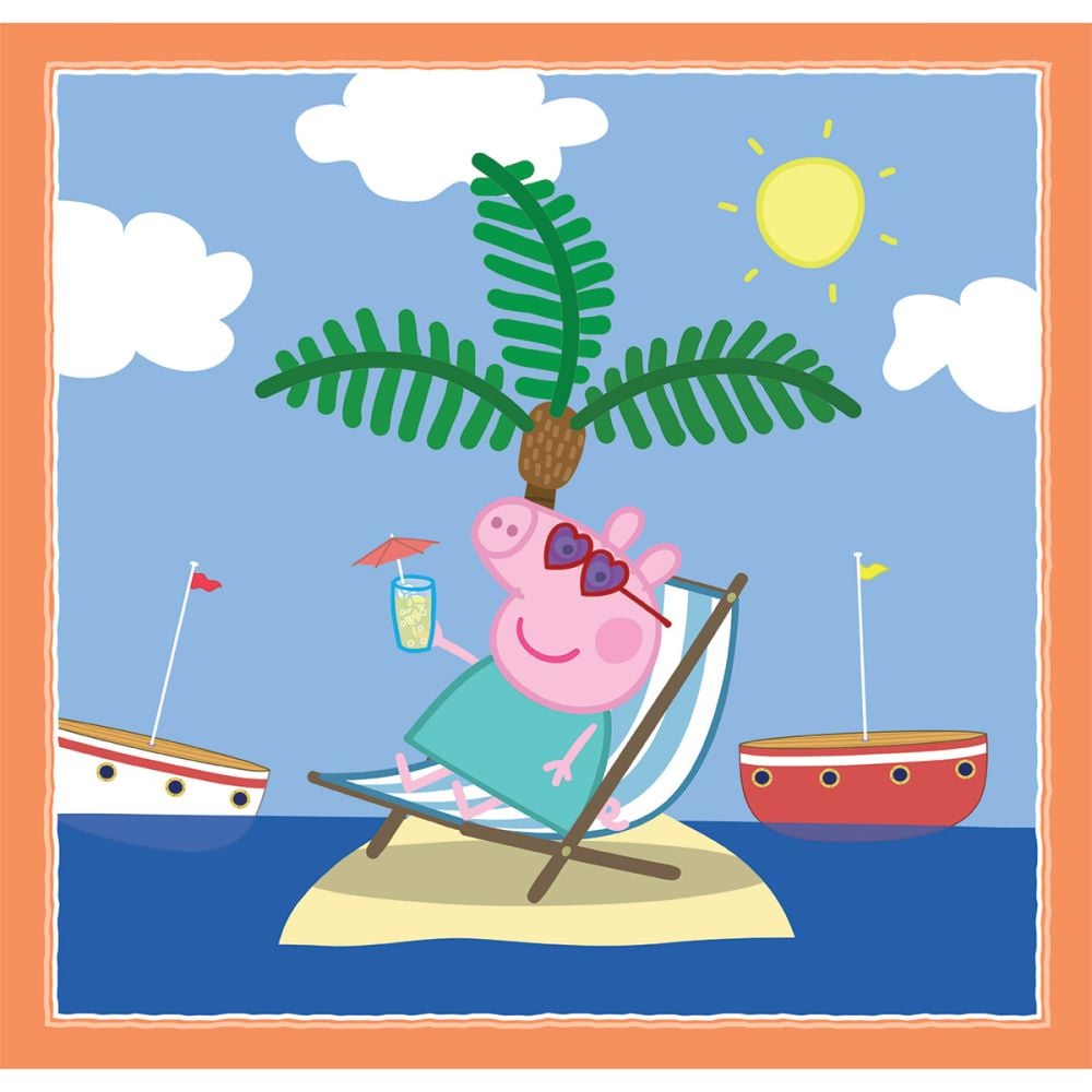 Puzzle Clementoni, Peppa Pig, 3 x 48 piese