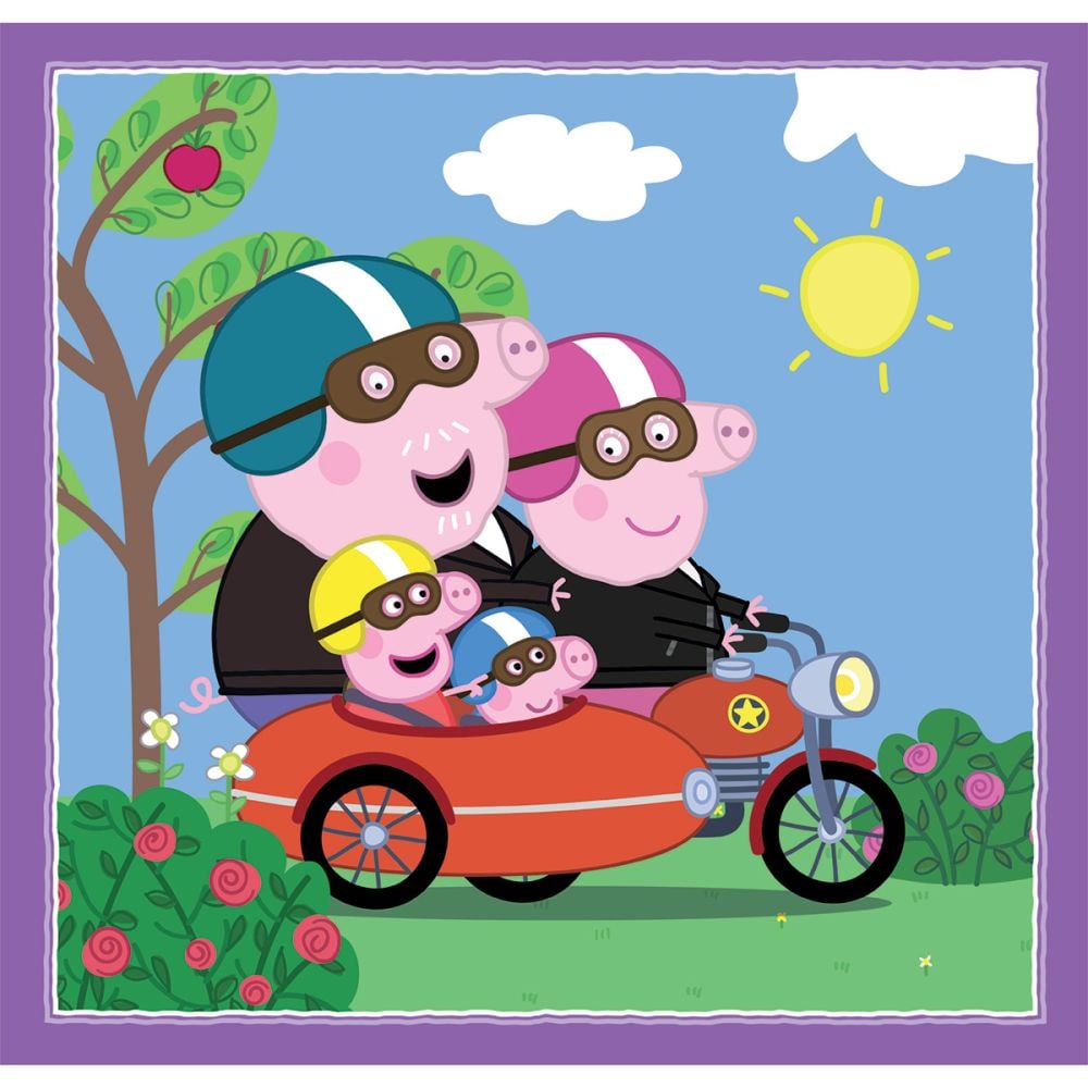 Puzzle Clementoni, Peppa Pig, 3 x 48 piese