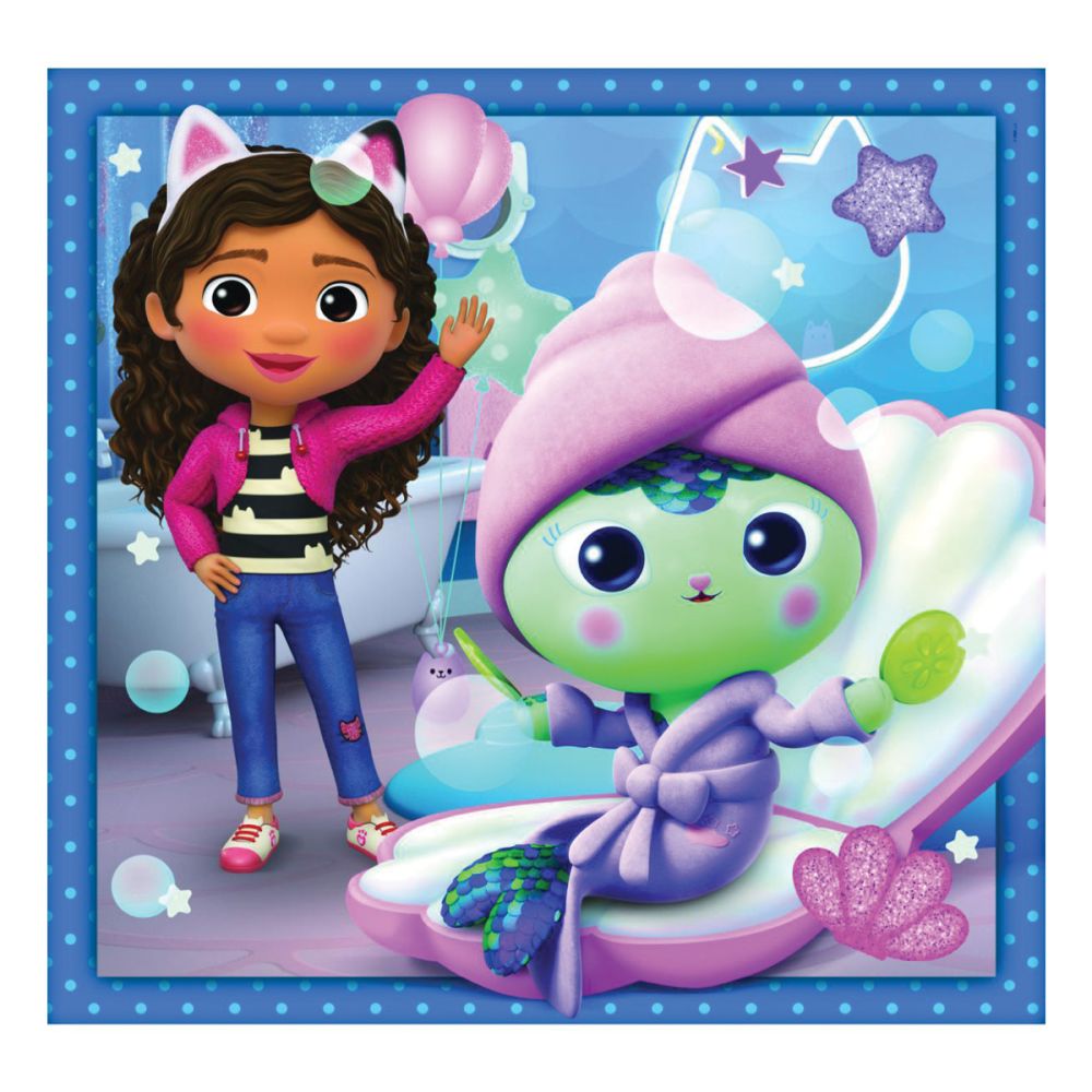 Puzzle Clementoni, Gabbys Dollhouse, 3 x 48 piese
