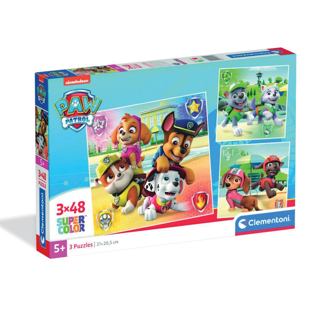 Puzzle Clementoni, Paw Patrol, 3 x 48 piese | Noriel