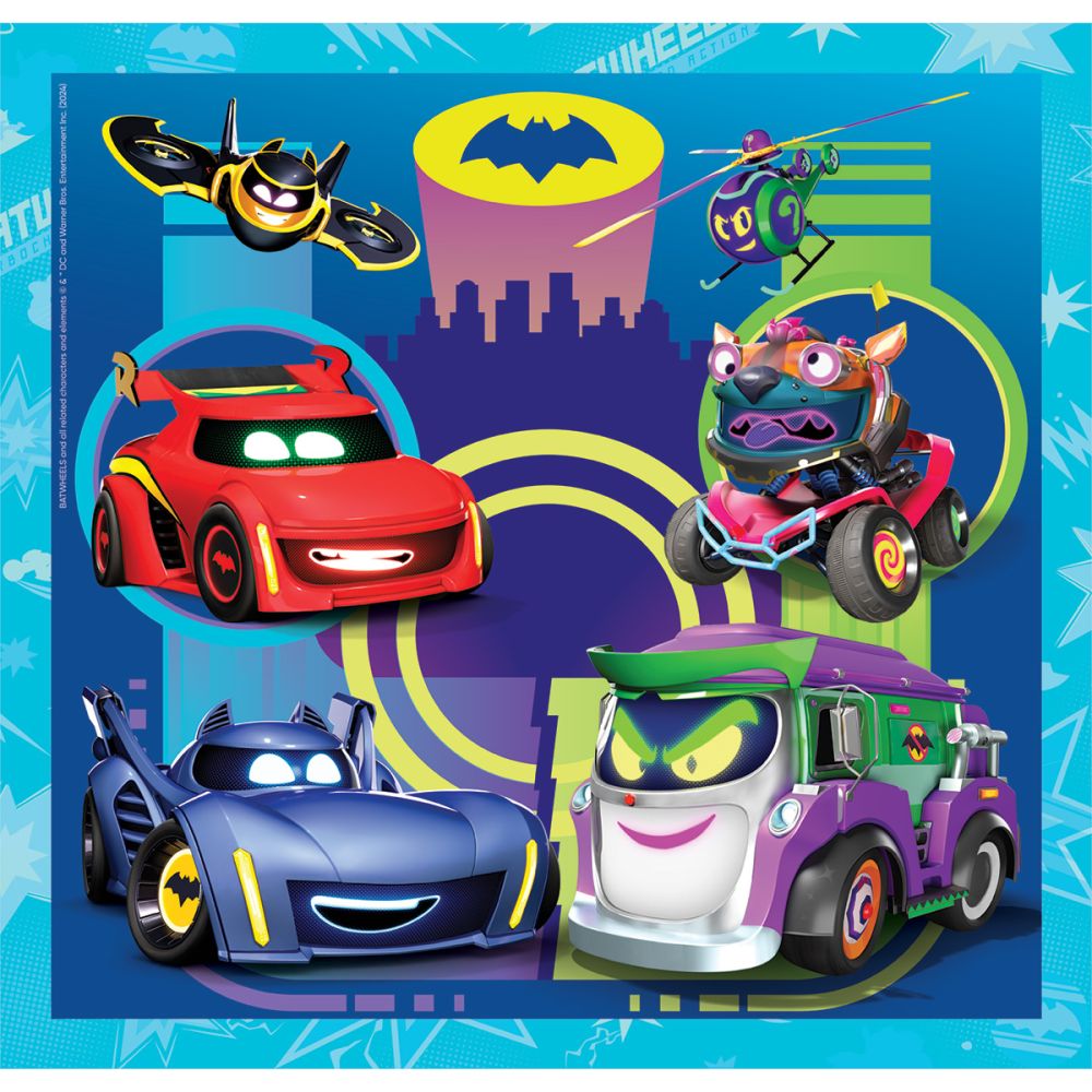 Puzzle Clementoni, Batweels, 3 x 48 piese