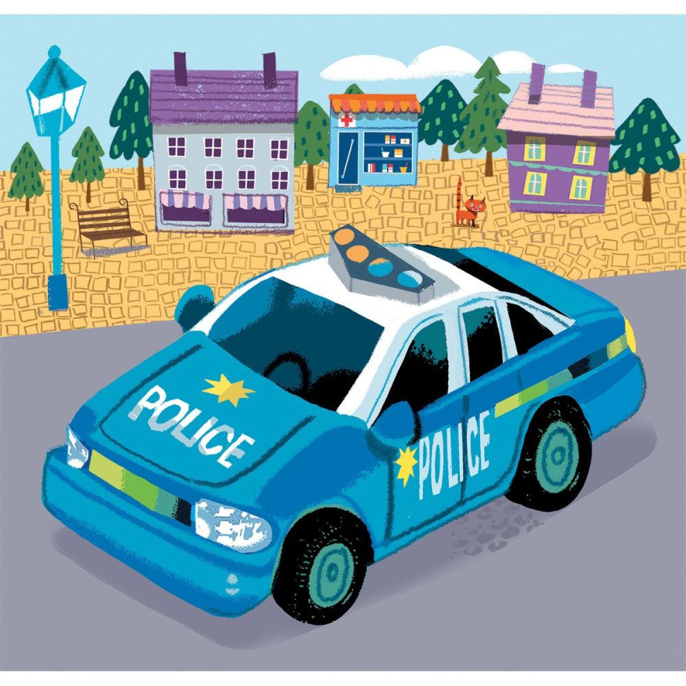 Puzzle Clementoni, Vehicule de salvare, 3 x 48 piese