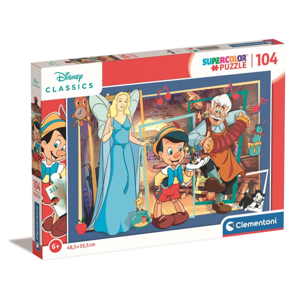 Puzzle Clementoni Disney Classic Pinocchio, 104 piese