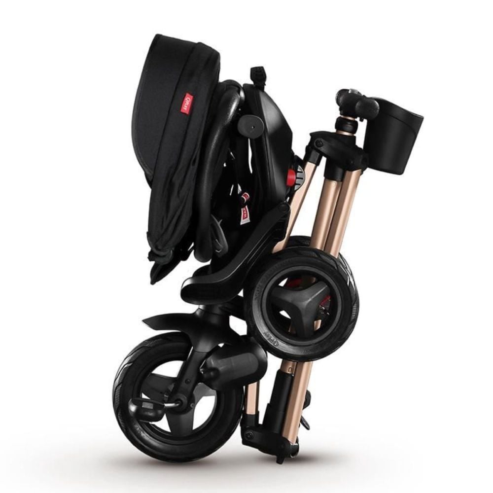 Tricicleta ultrapliabila Qplay Nova Rubber, Gold Limited Edition