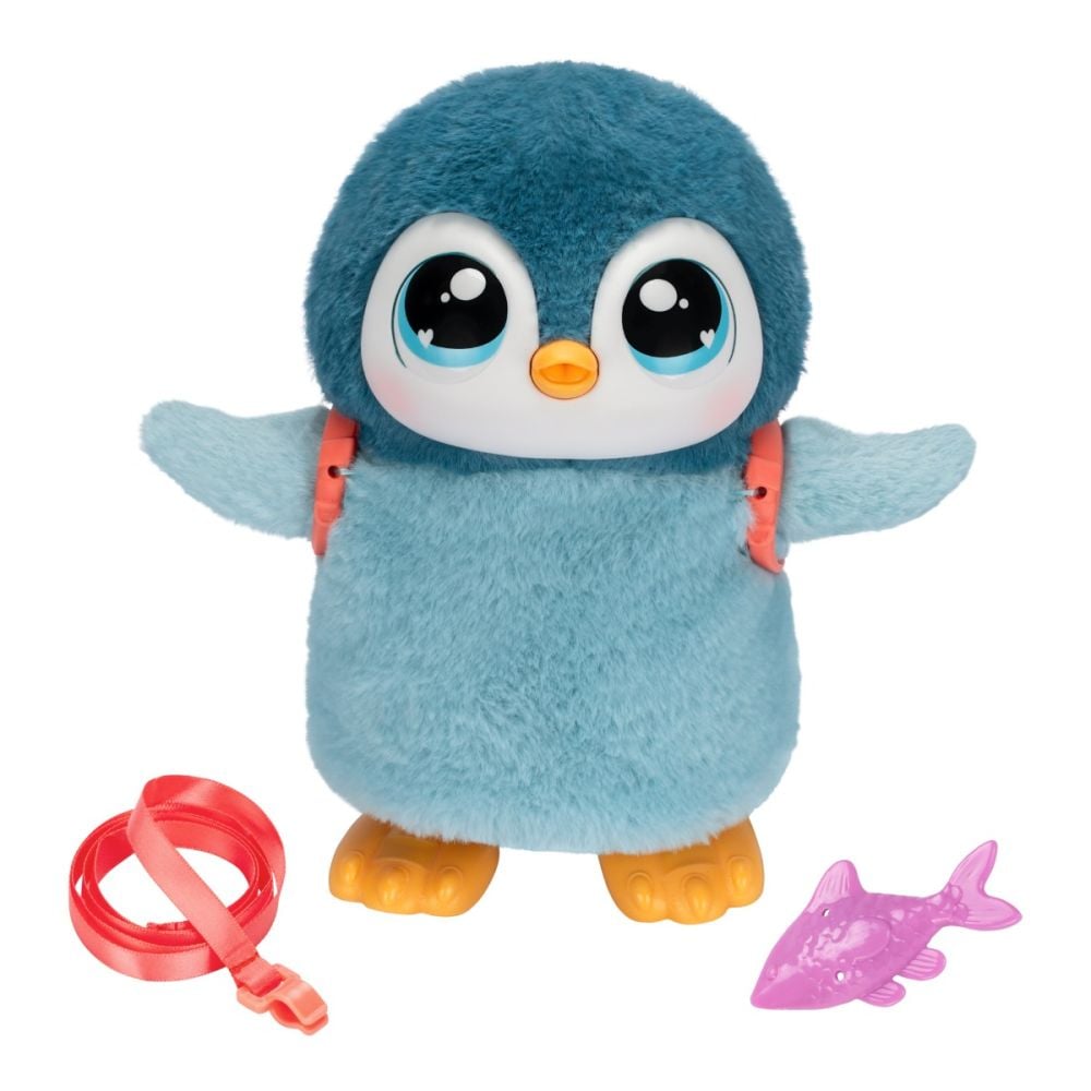 Jucarie de plus interactiva, Little Live Pets, Pinguin, Waddles