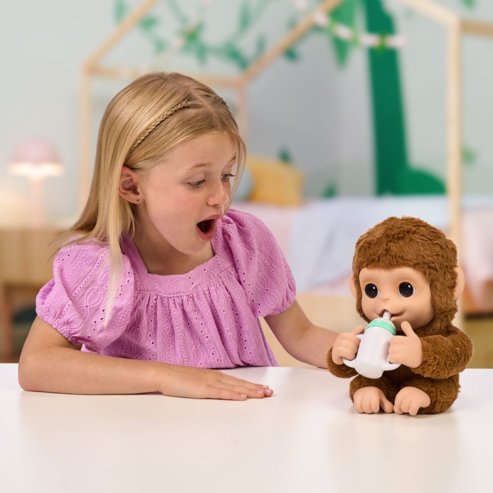 Jucarie de plus interactiva, Little Live Pets, My Baby Monkey, Mango