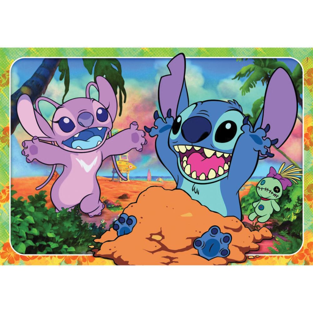 Puzzle Clementoni, Maxi, Disney Stitch, 60 piese