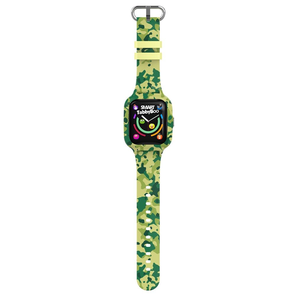 Ceas smartwatch, Tabby Boo, 4G, GPS, Ecran 1.4 inch, Camouflage Green