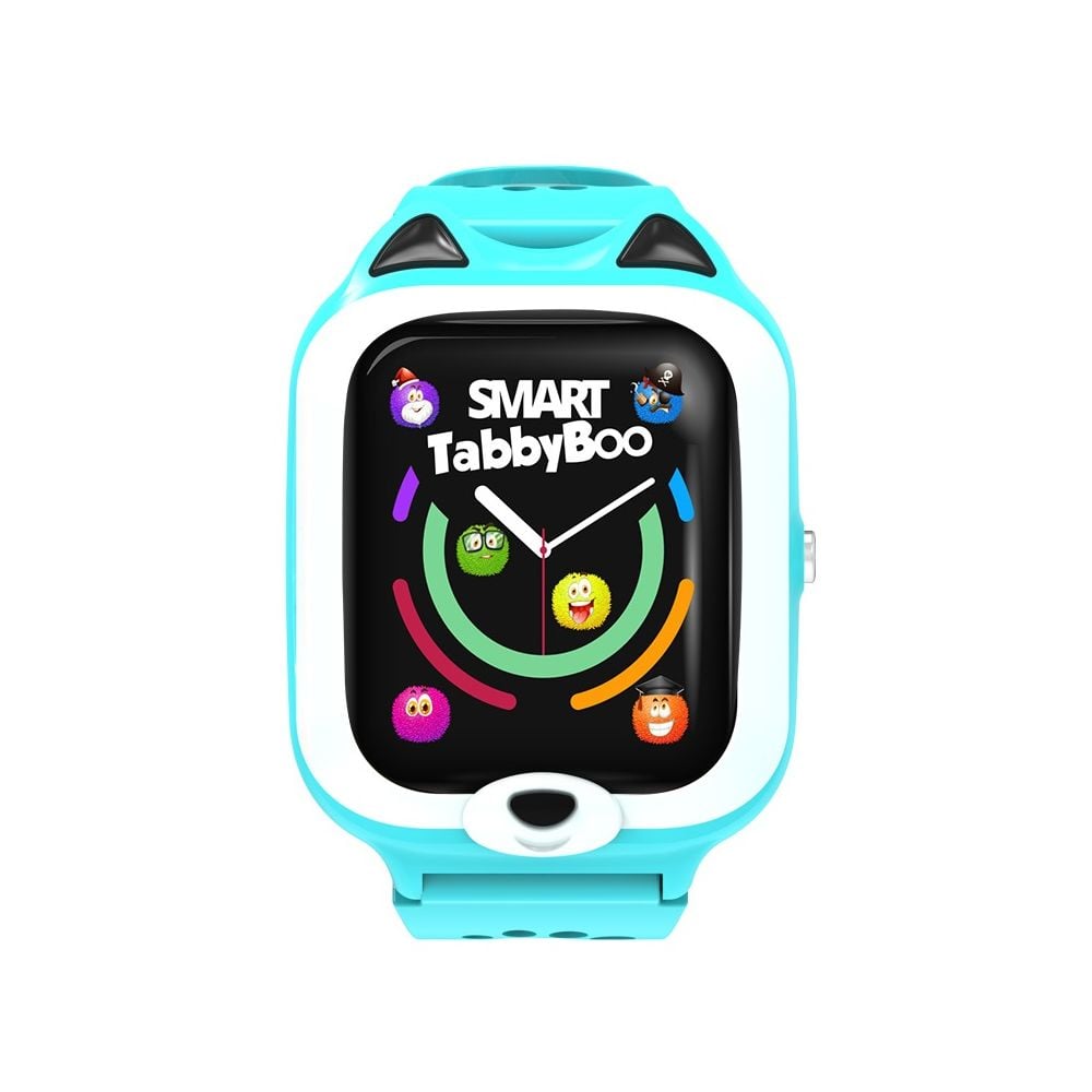 Ceas smartwatch, Tabby Boo, 4G, GPS, Ecran 1.4 inch, Kitty Blue