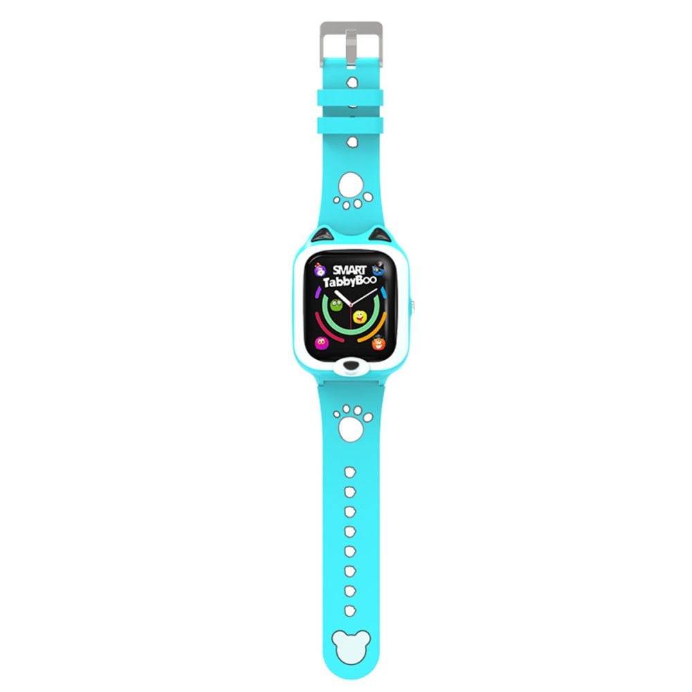 Ceas smartwatch, Tabby Boo, 4G, GPS, Ecran 1.4 inch, Kitty Blue