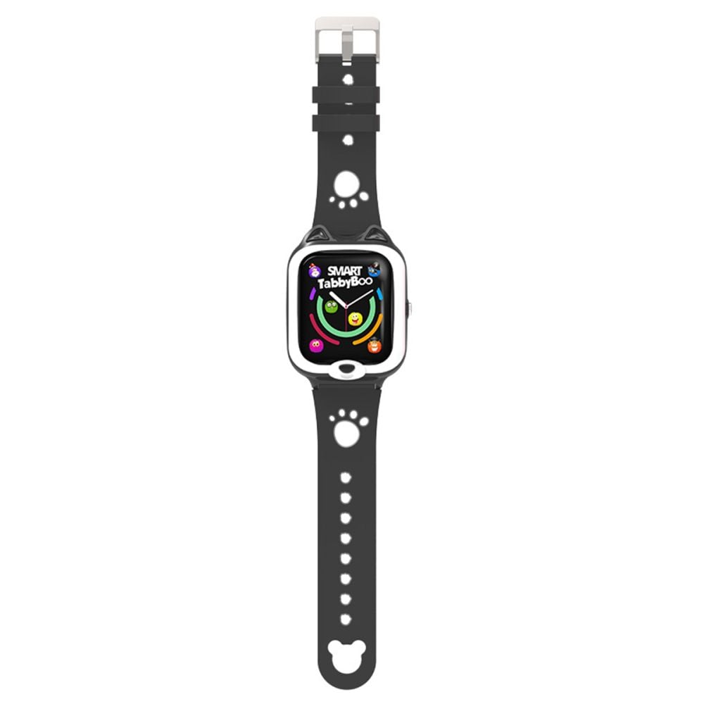 Ceas smartwatch, Tabby Boo, 4G, GPS, Ecran 1.4 inch, Kitty Black