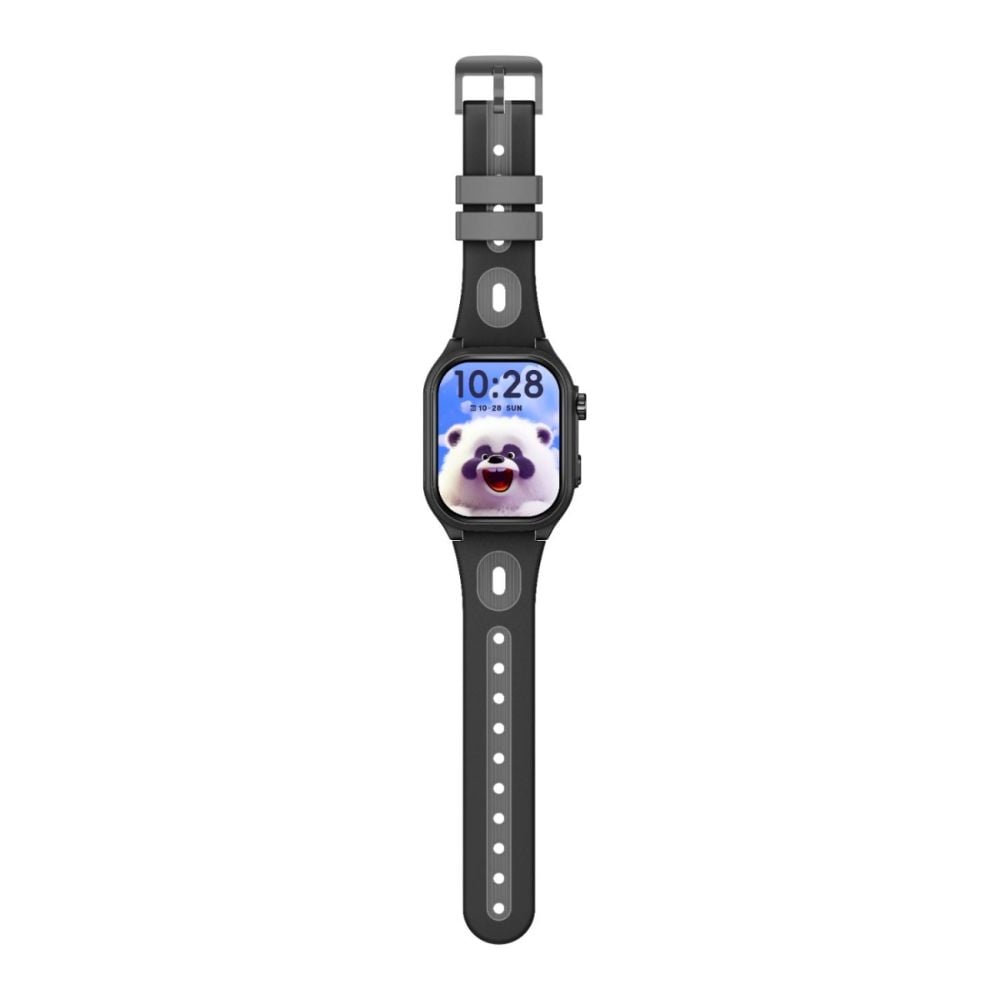 Ceas smartwatch, Tabby Boo, Smartwatch Vision, 4G, GPS, Ecran HD Curbat 2 inch, Black