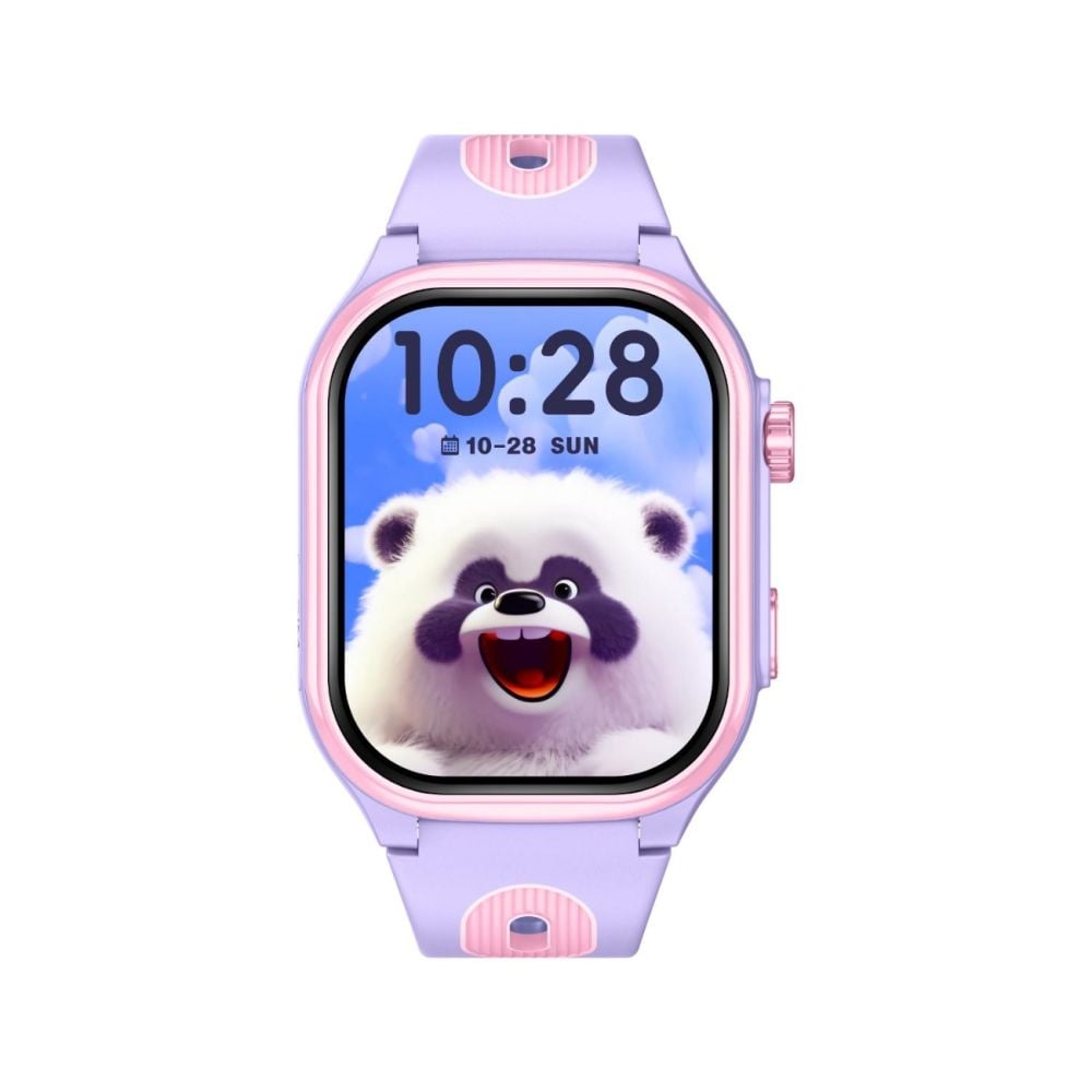 Ceas smartwatch, Tabby Boo, Smartwatch Vision, 4G, GPS, Ecran HD Curbat 2 inch, Purple