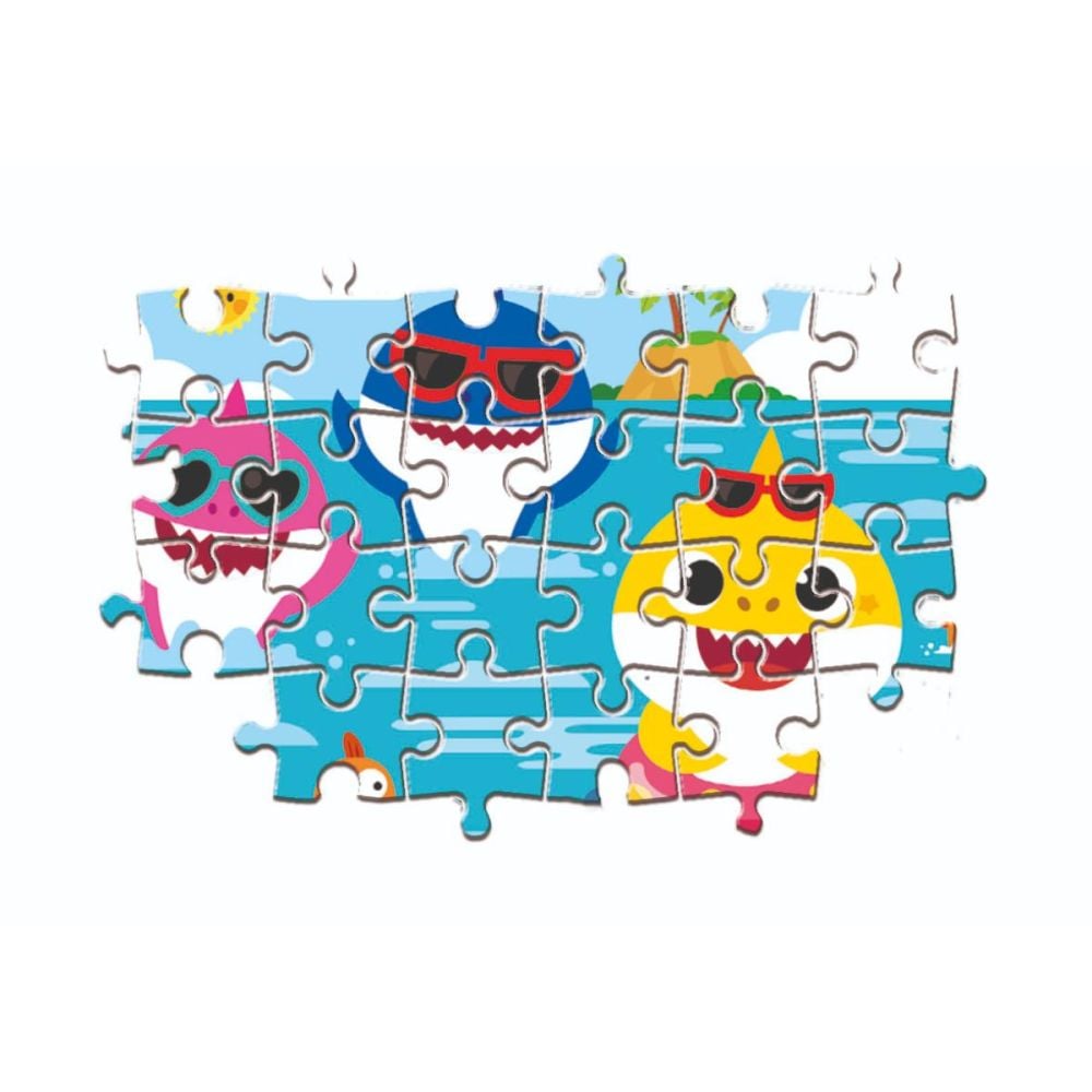 Puzzle Clementoni, Maxi, Baby Shark, 24 piese