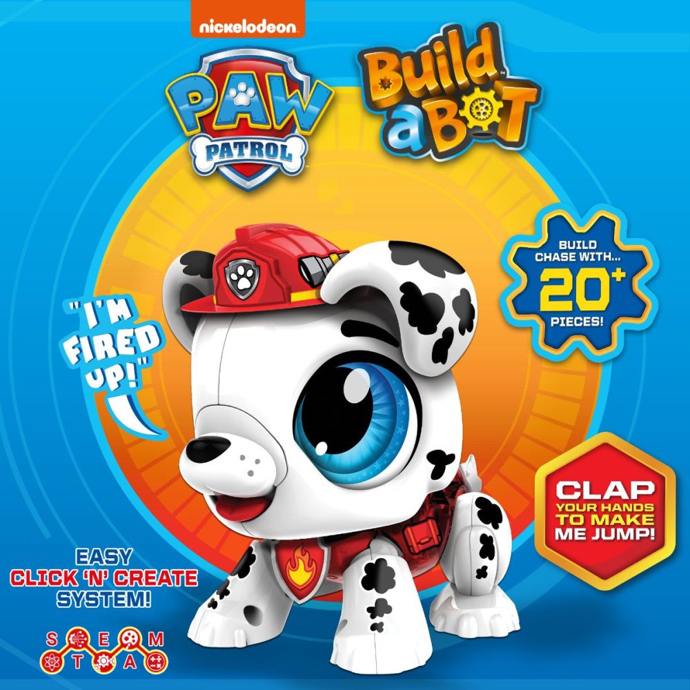 Robot Paw Patrol Build a Bot, Marshall, 20 piese