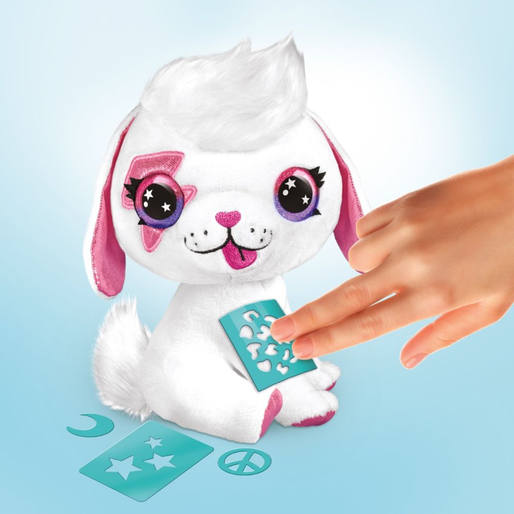 Jucarie de plus de colorat, Airbrush Plush, Puppy
