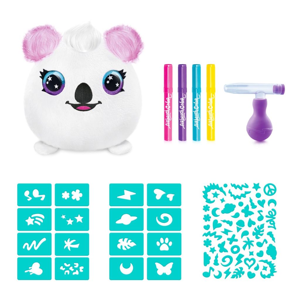 Jucarie de plus de colorat, Airbrush Plush, Squishy Plush, Koala