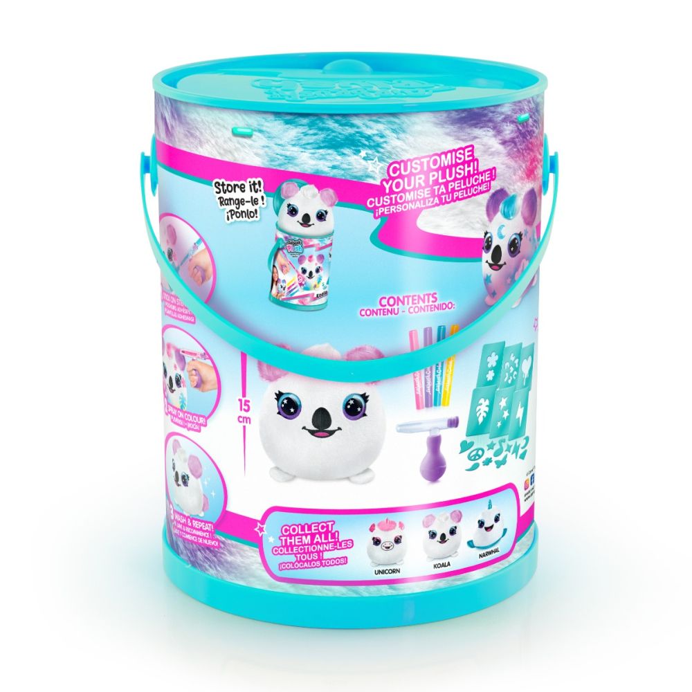 Jucarie de plus de colorat, Airbrush Plush, Squishy Plush, Koala