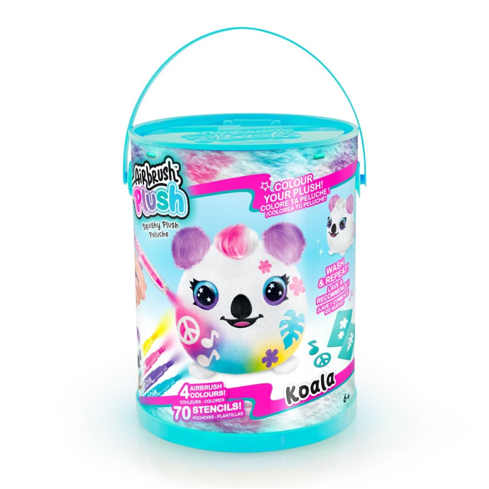Jucarie de plus de colorat, Airbrush Plush, Squishy Plush, Koala