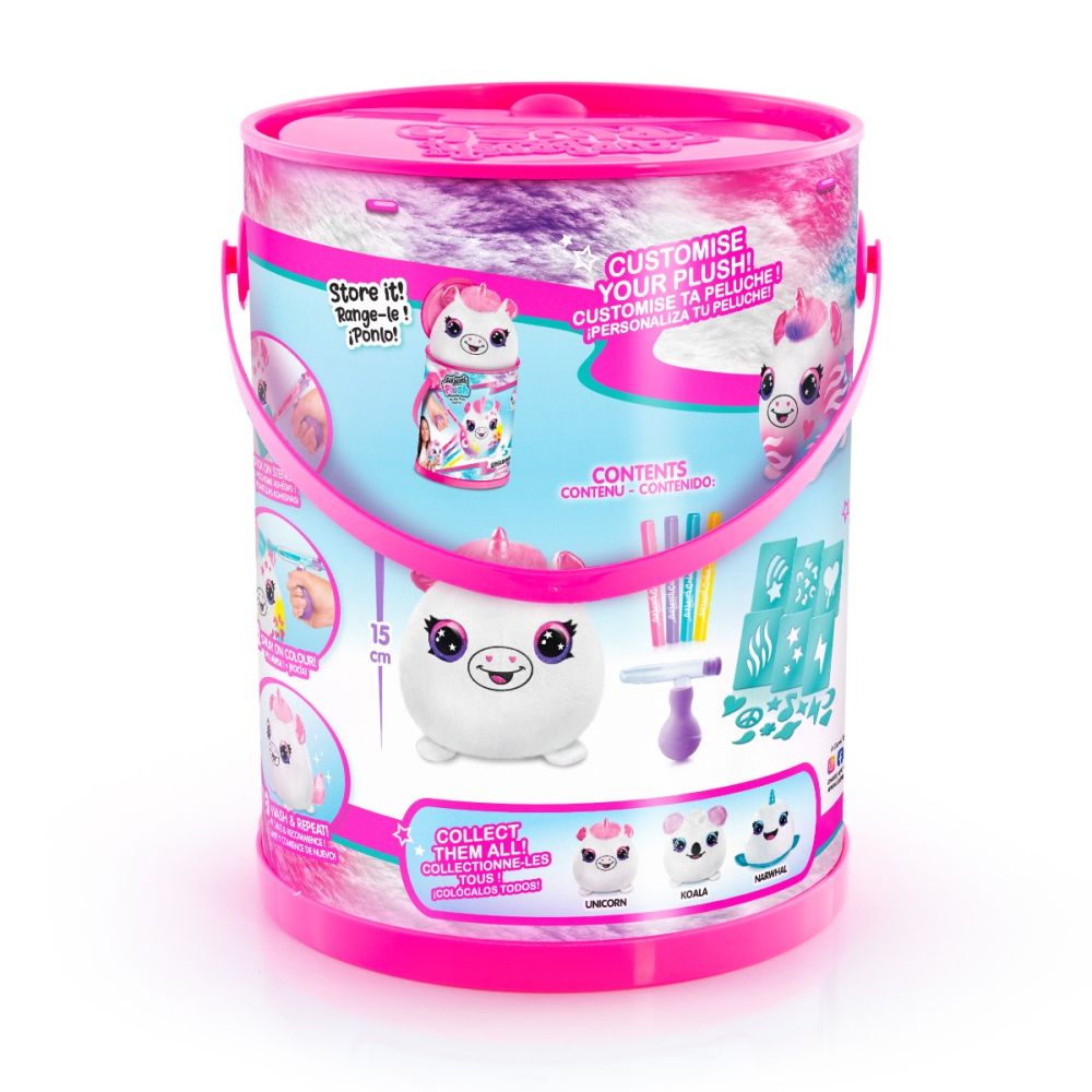 Jucarie de plus de colorat, Airbrush Plush, Squishy Plush, Unicorn