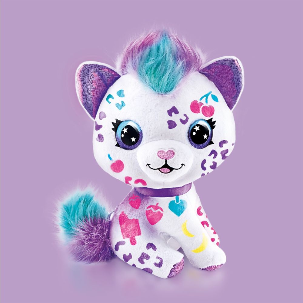 Jucarie de plus de colorat, Airbrush Plush, Kitty