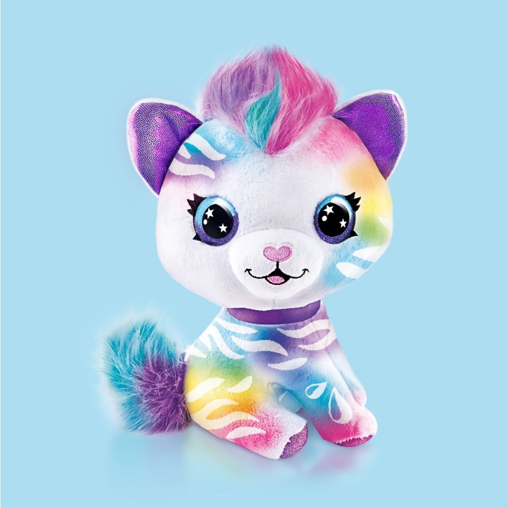 Jucarie de plus de colorat, Airbrush Plush, Kitty