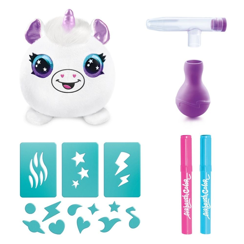 Mini jucarie de plus surpriza, Airbrush Plush | Noriel