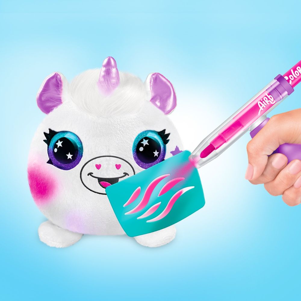 Mini jucarie de plus surpriza, Airbrush Plush