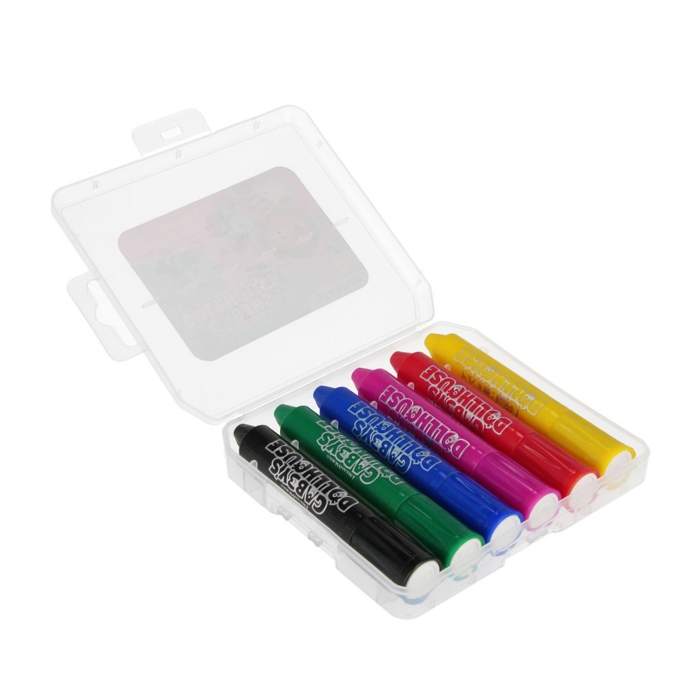 Creioane colorate cerate, Starpak, Gabbys Dollhouse, 6 buc