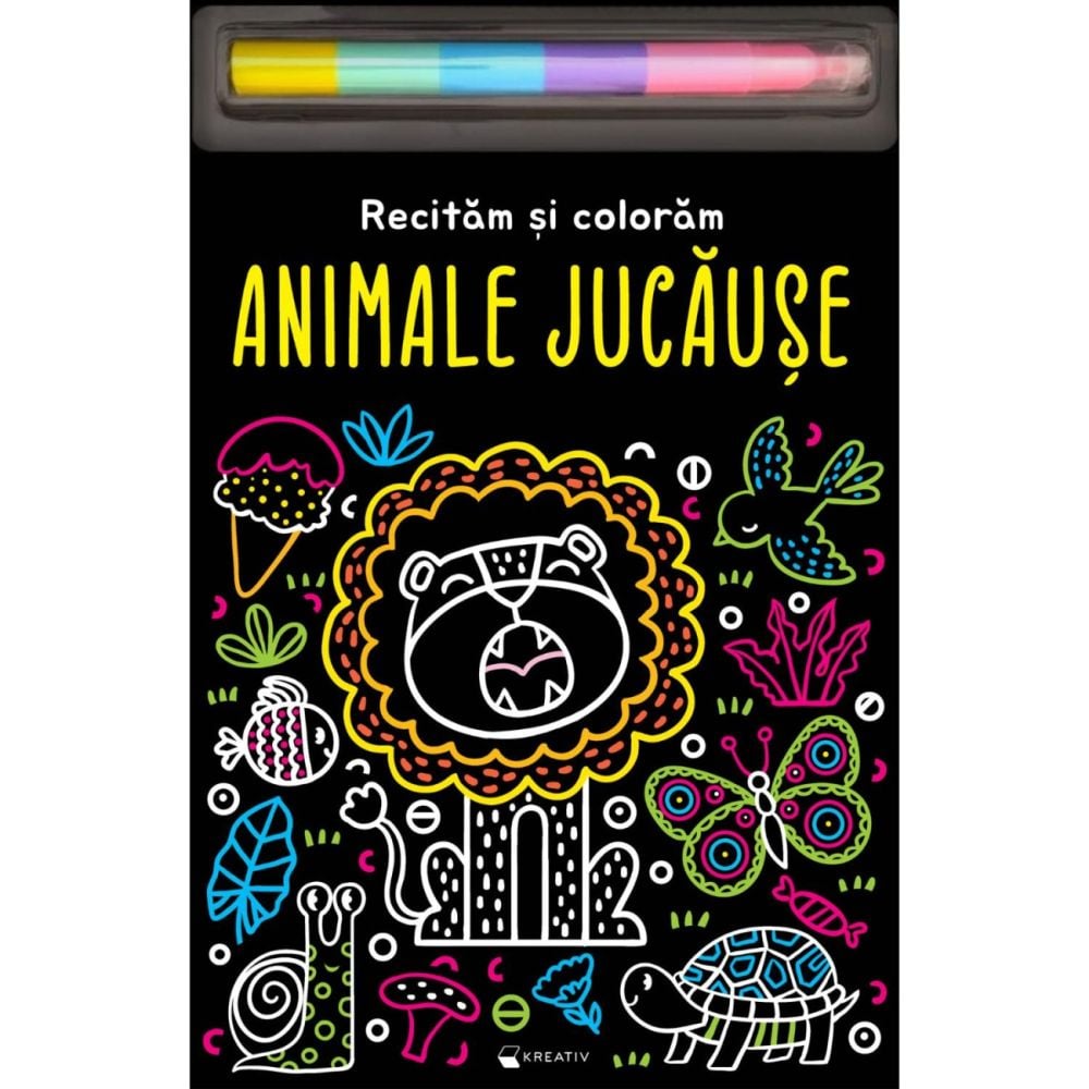 Recitam si coloram, Animale jucause