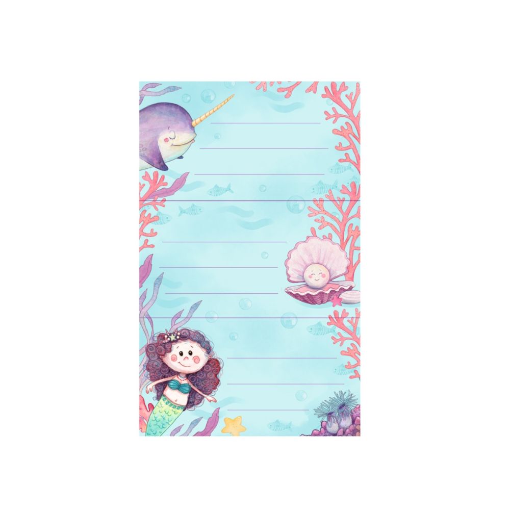 Set 9 etichete scolare Herlitz, Mermaid