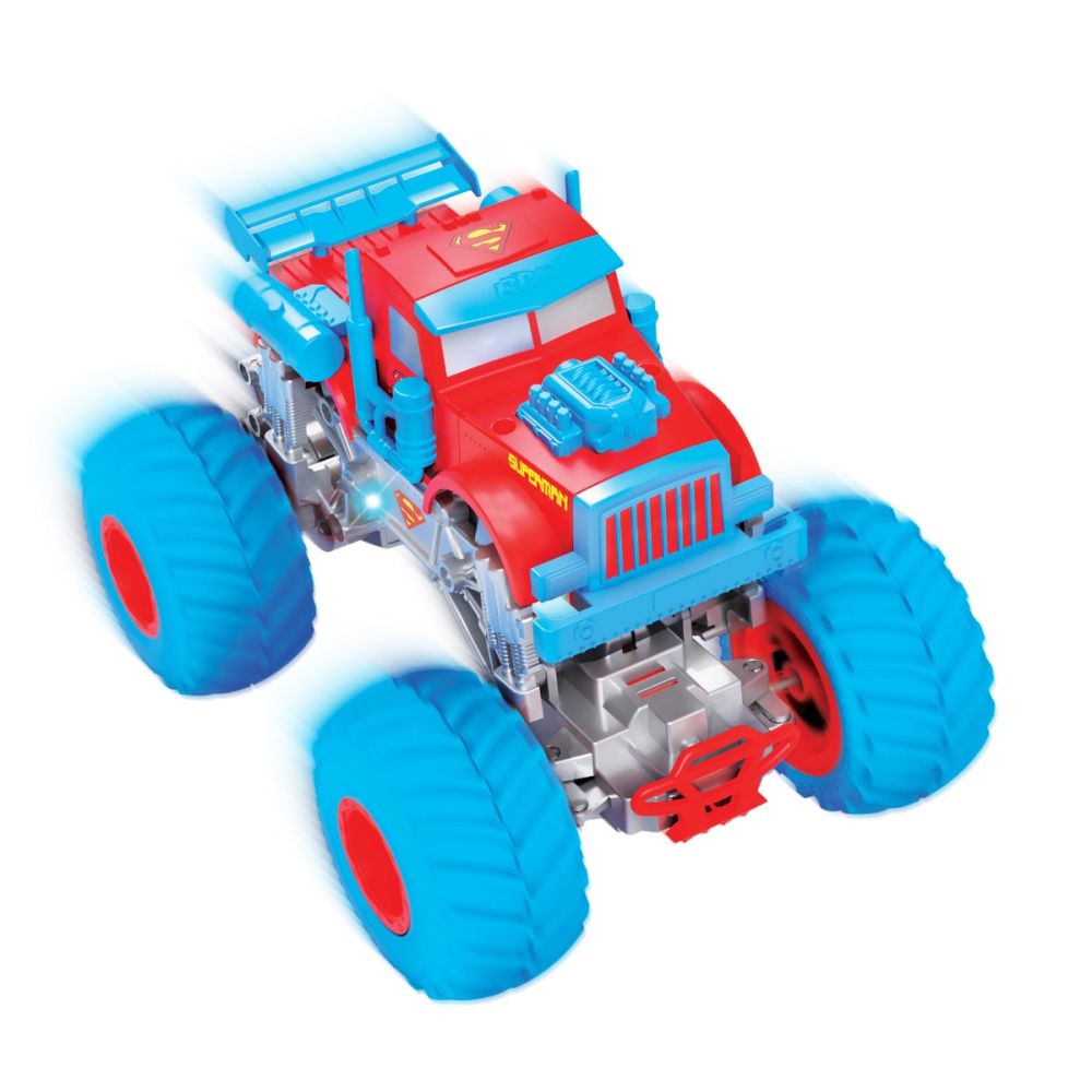 Masina cu telecomanda, DC Superman, Monster Truck, 1:18