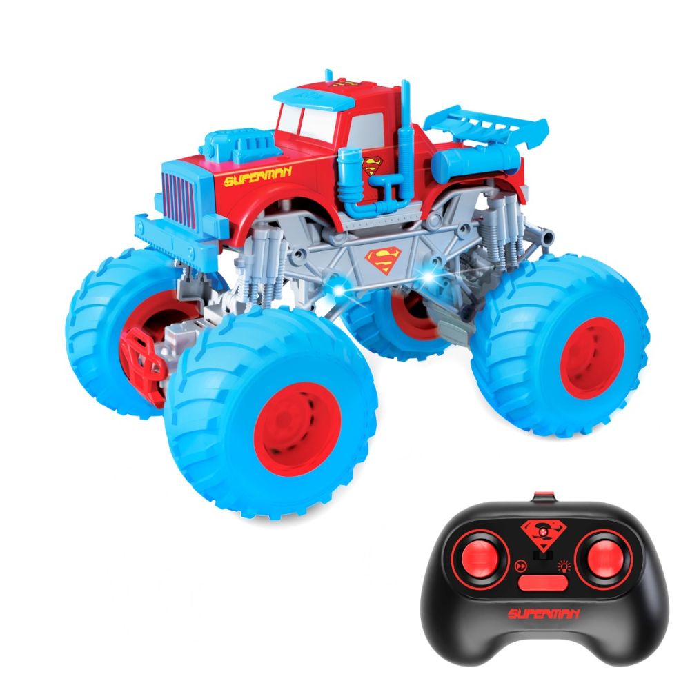 Masina cu telecomanda, DC Superman, Monster Truck, 1:18