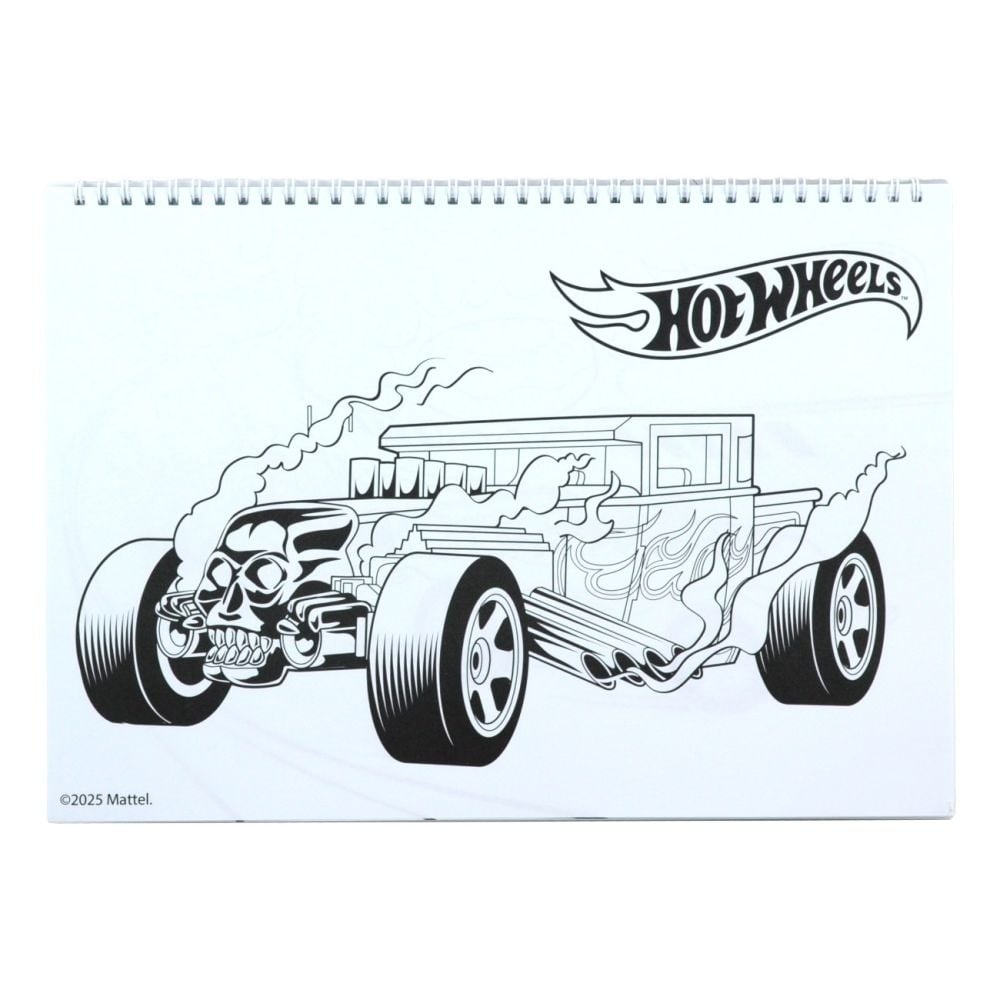 Bloc de desen si stickere, Hot Wheels, Challenge Accepted, 40 file