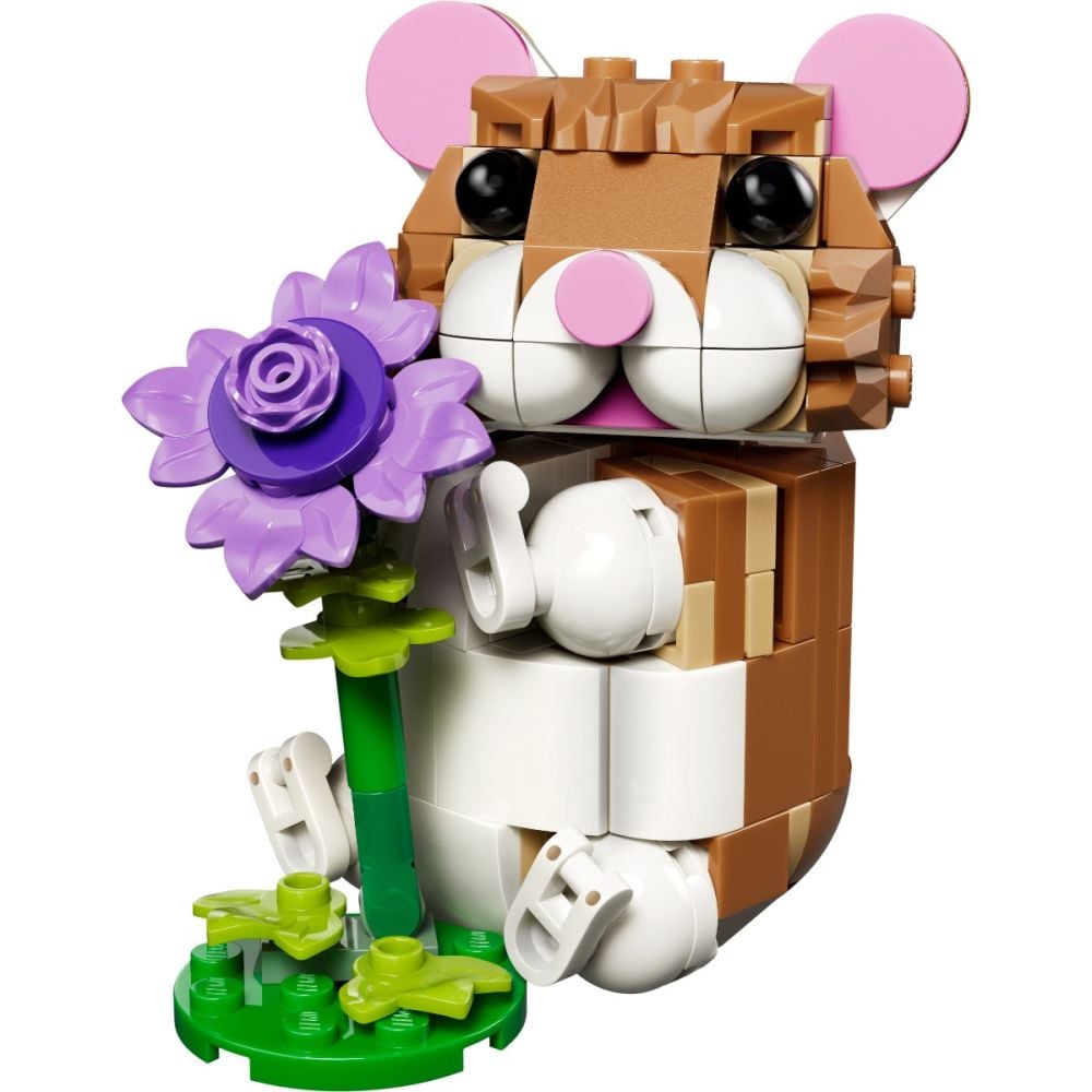 LEGO® Creator - Hamster adorabil cu o floare (31376) | Noriel