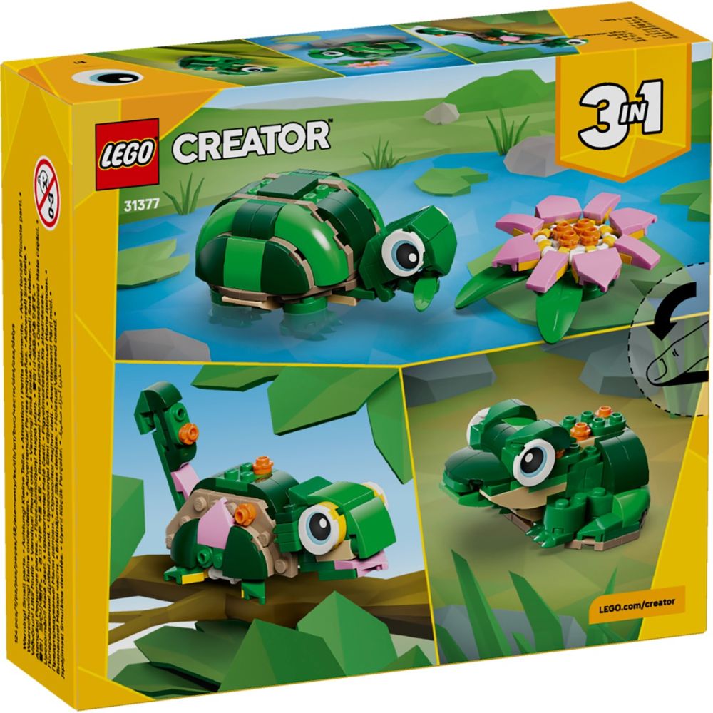 LEGO® Creator - Broasca-testoasa cu o floare de nufar (31377)