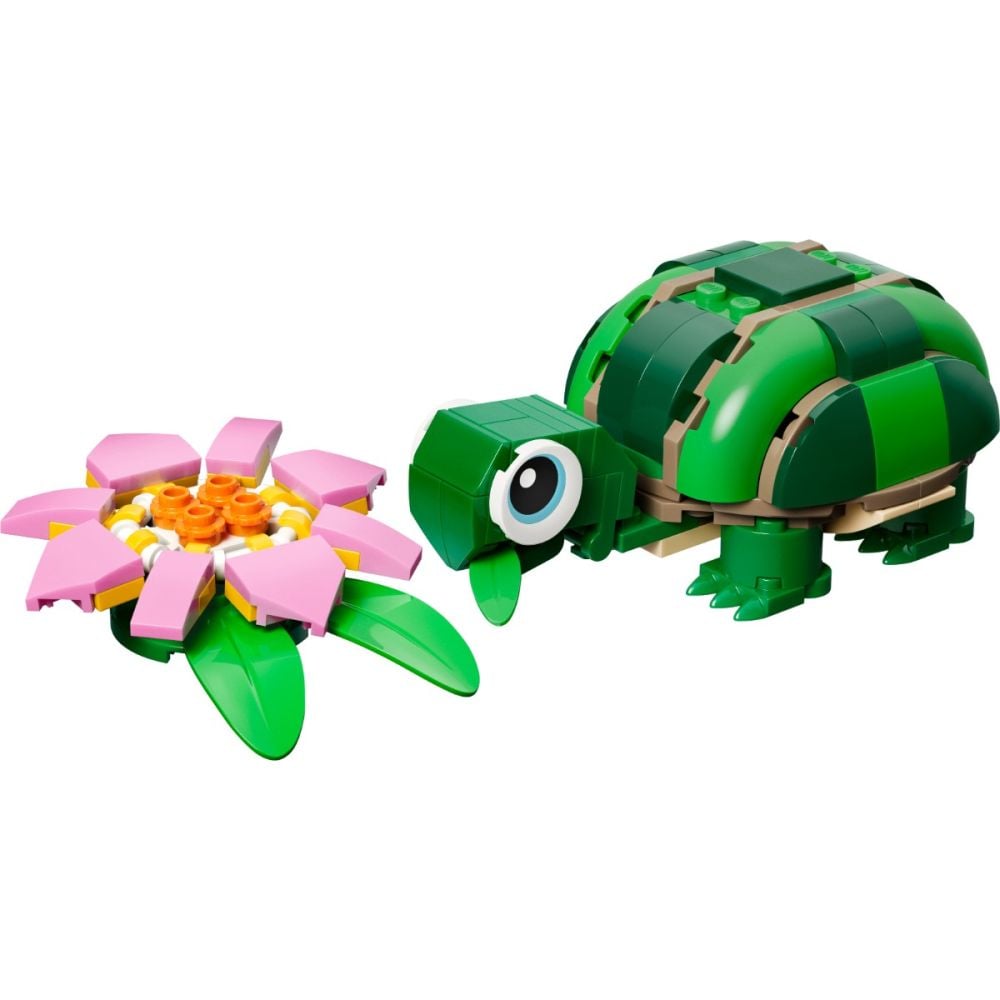 LEGO® Creator - Broasca-testoasa cu o floare de nufar (31377)