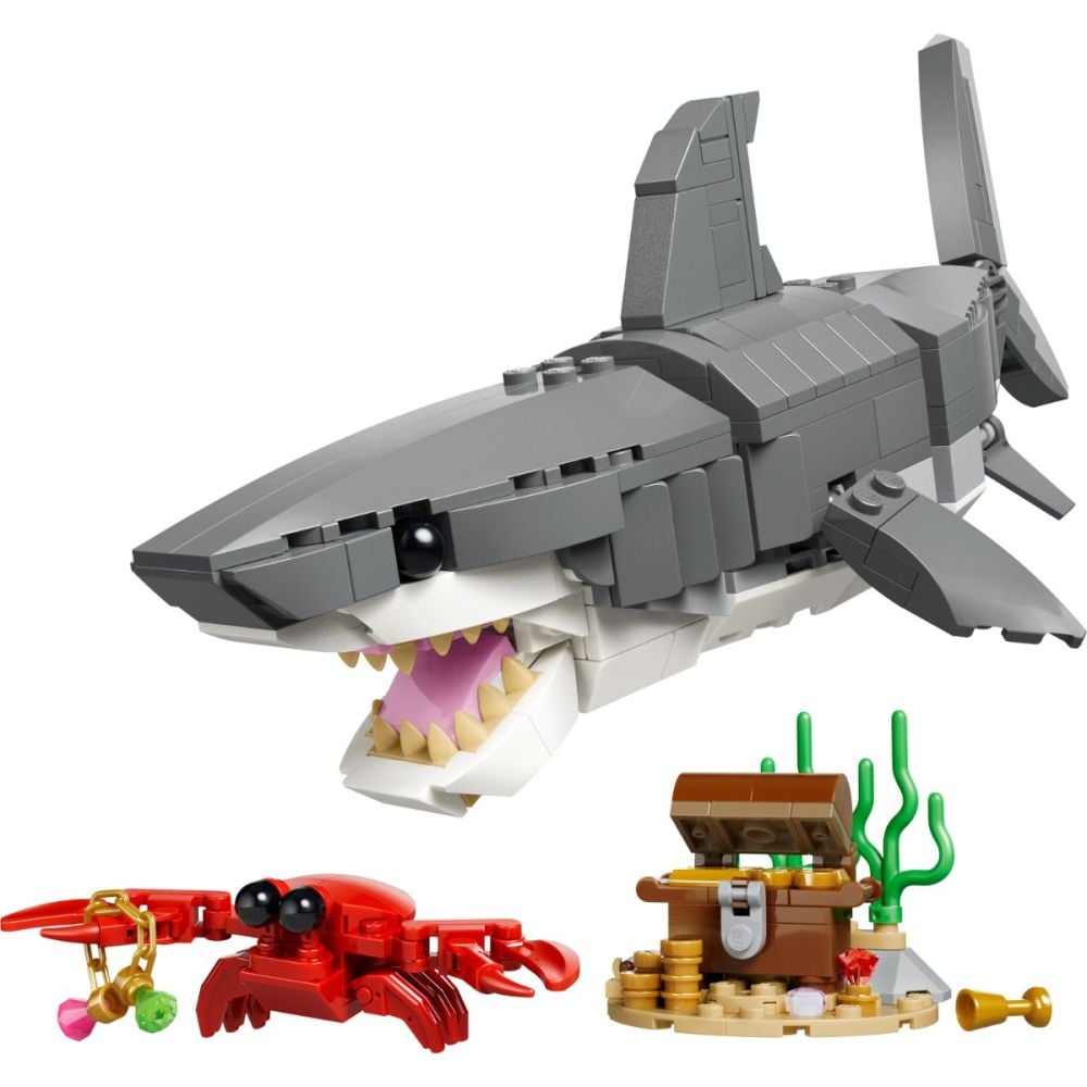 LEGO® Creator - Rechin feroce cu un cufar de comori (31381)