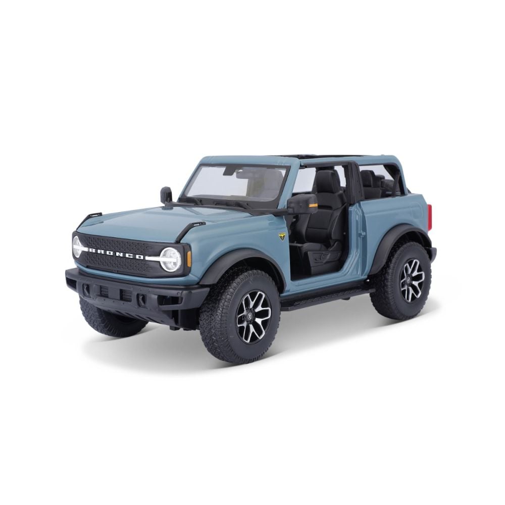 Masina din metal, Maisto, Ford Bronco Badlands 2021, 1:18, Albastru