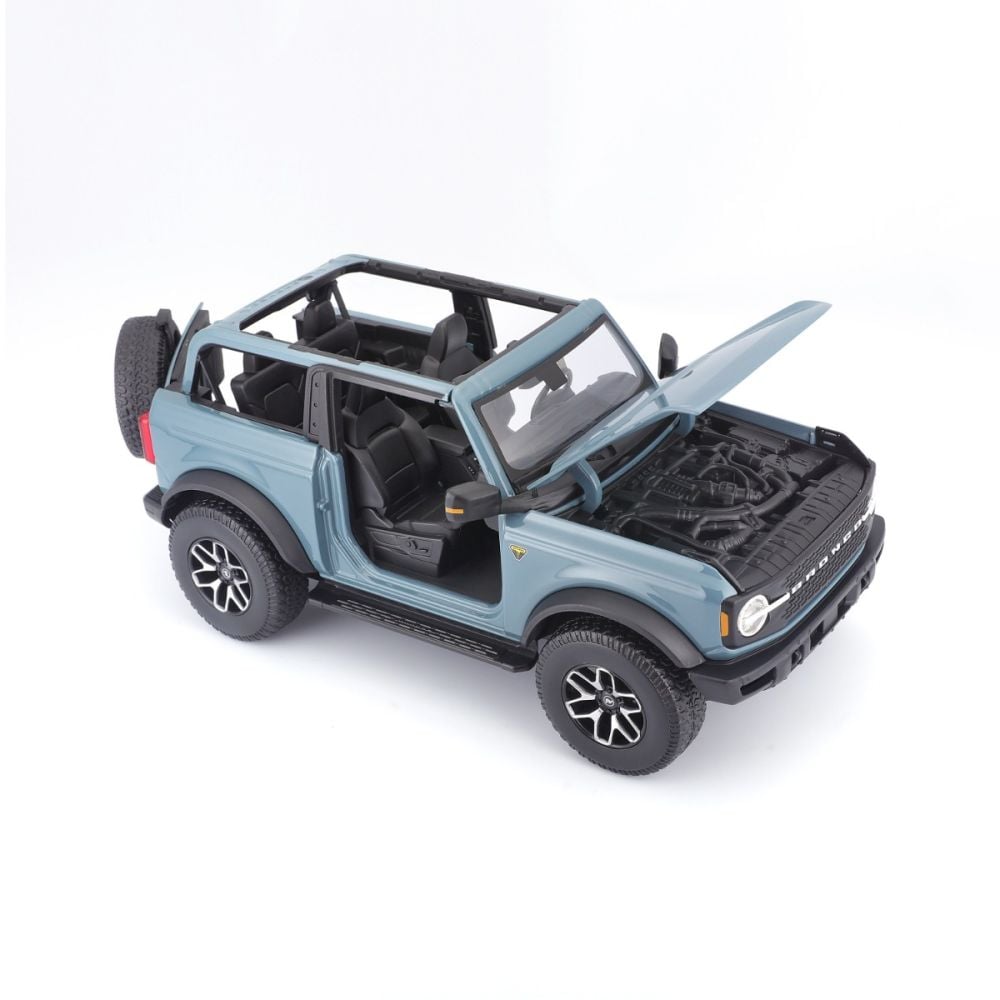 Masina din metal, Maisto, Ford Bronco Badlands 2021, 1:18, Albastru
