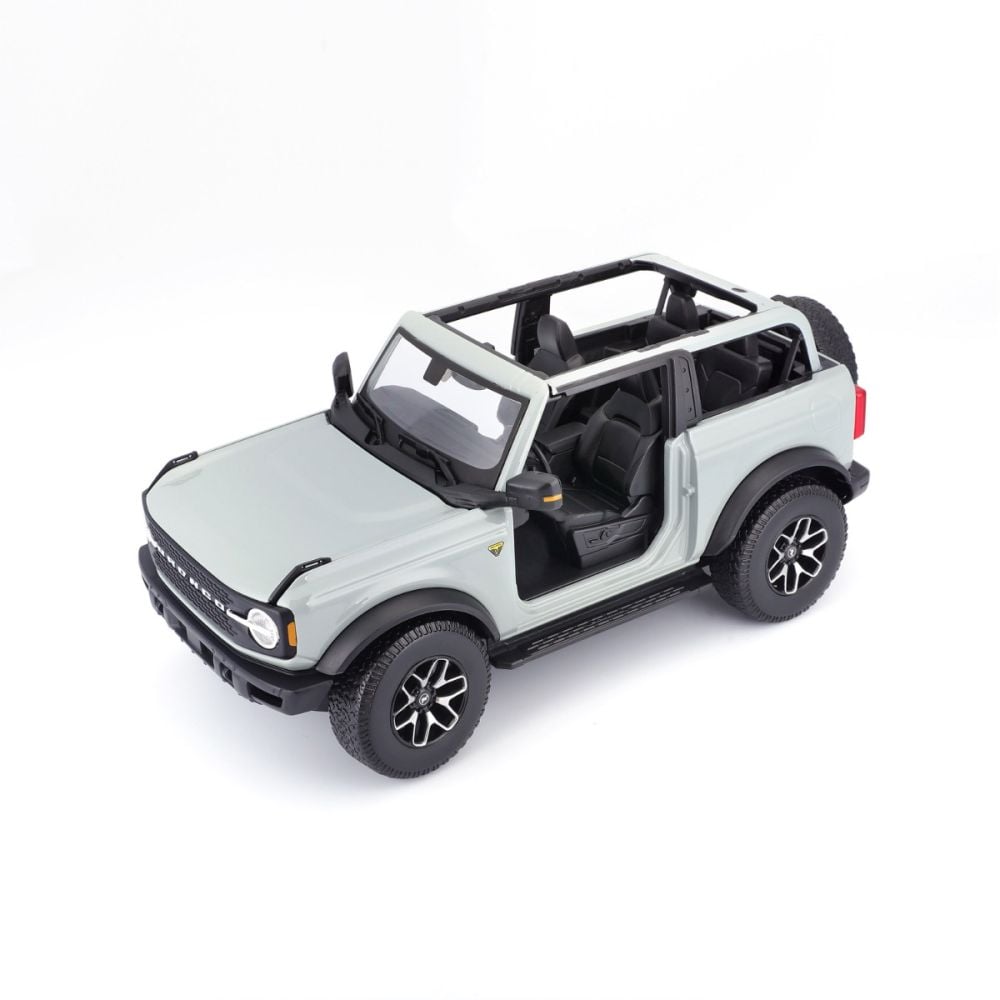 Masina metalica, Maisto, Ford Bronco Badlands 2021, 1:18, Gri