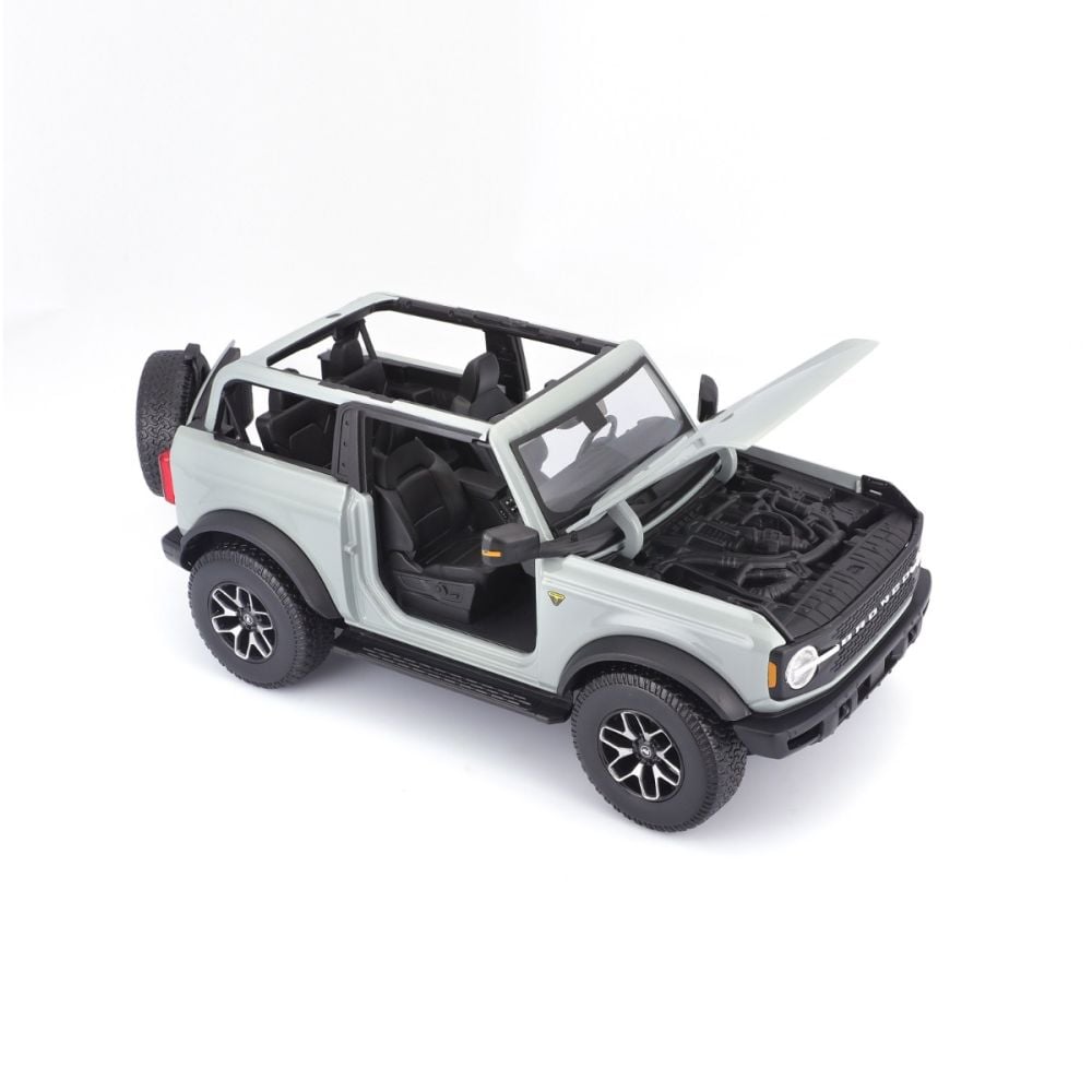 Masina metalica, Maisto, Ford Bronco Badlands 2021, 1:18, Gri