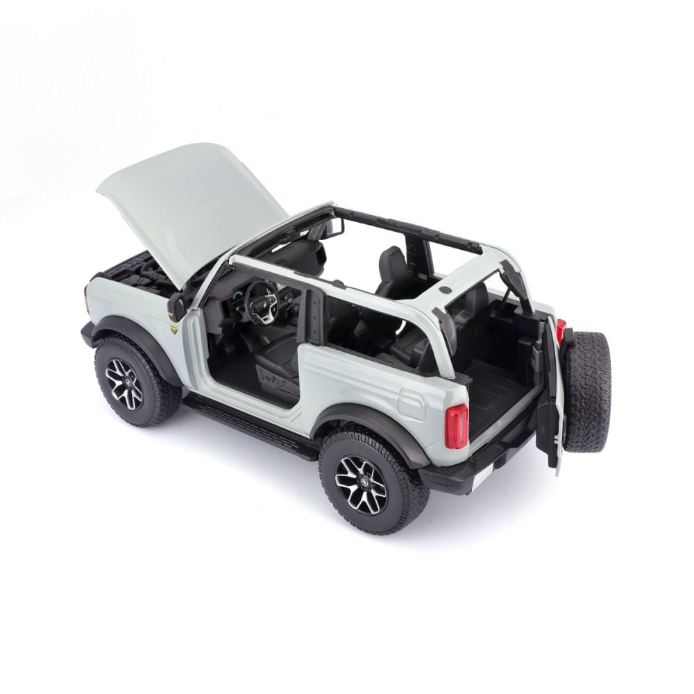 Masina metalica, Maisto, Ford Bronco Badlands 2021, 1:18, Gri