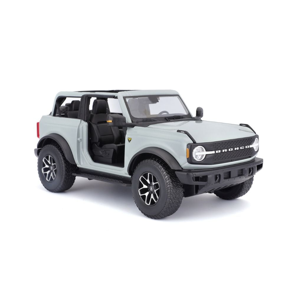 Masina metalica, Maisto, Ford Bronco Badlands 2021, 1:18, Gri