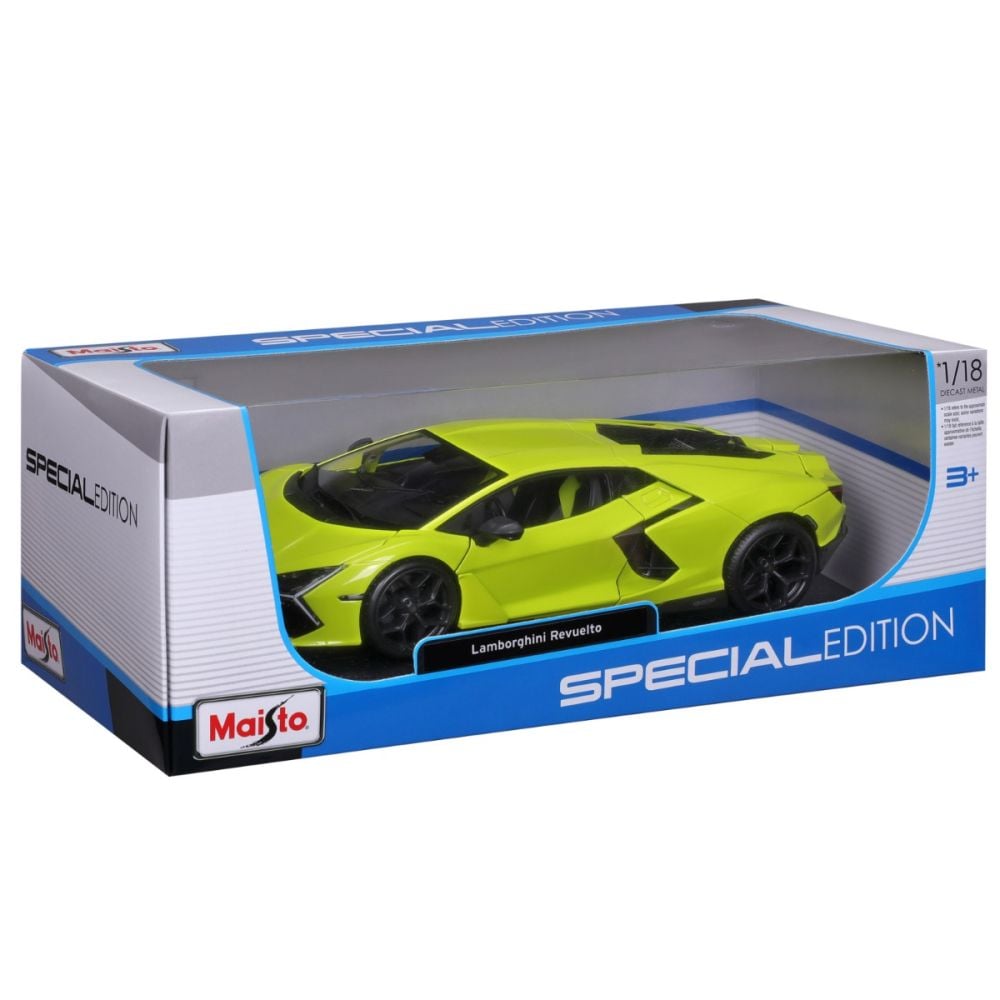 Masina din metal, Maisto, Lamborghini Revuelto, 1:18, Verde