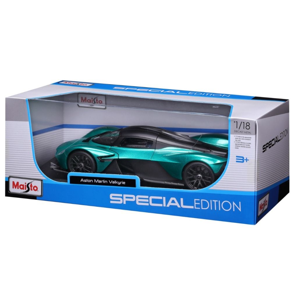 Masina din metal, Maisto, Aston Martin Valkyrie, 1:18, Verde