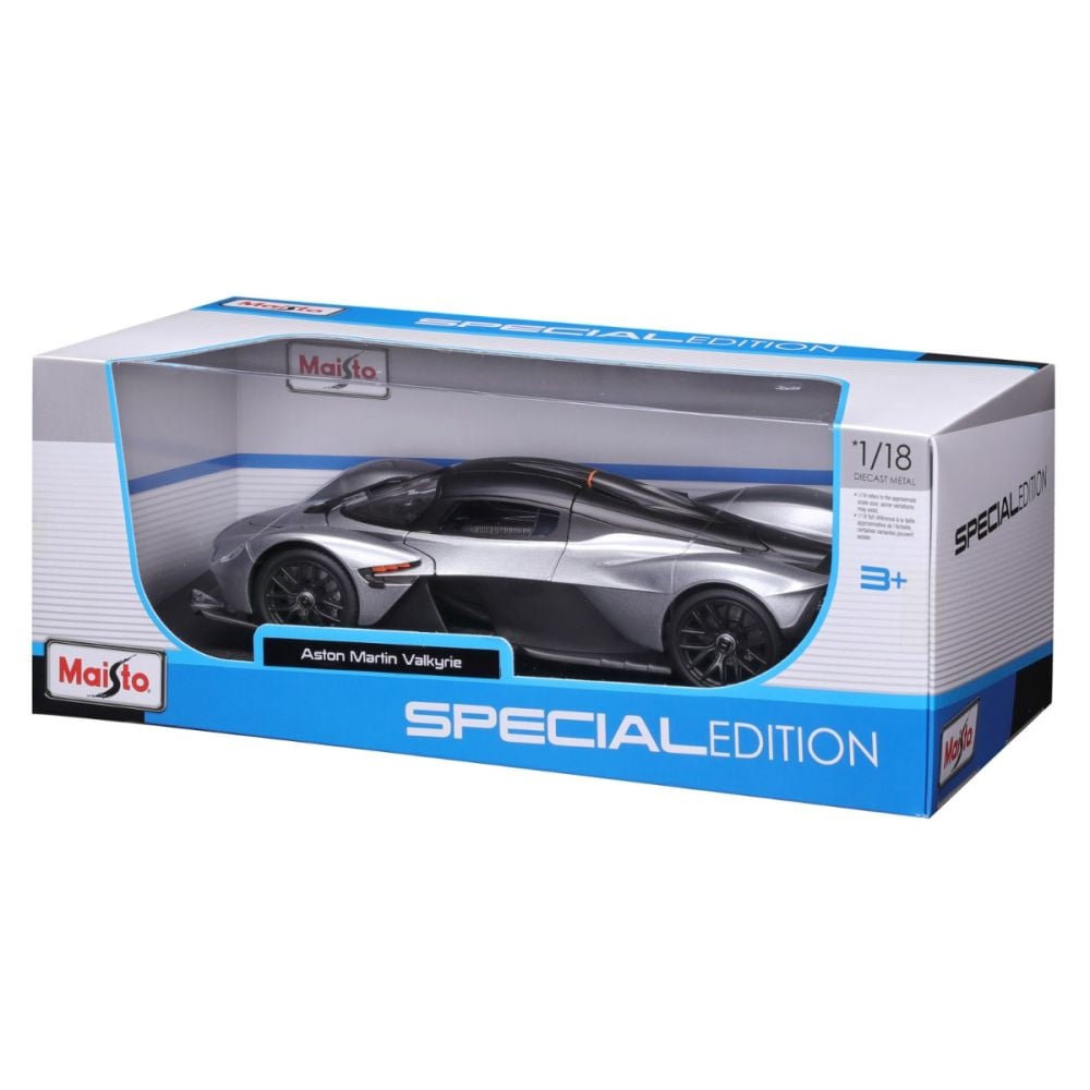 Macheta metalica, Maisto, Aston Martin Valkyrie, 1:18, Gri