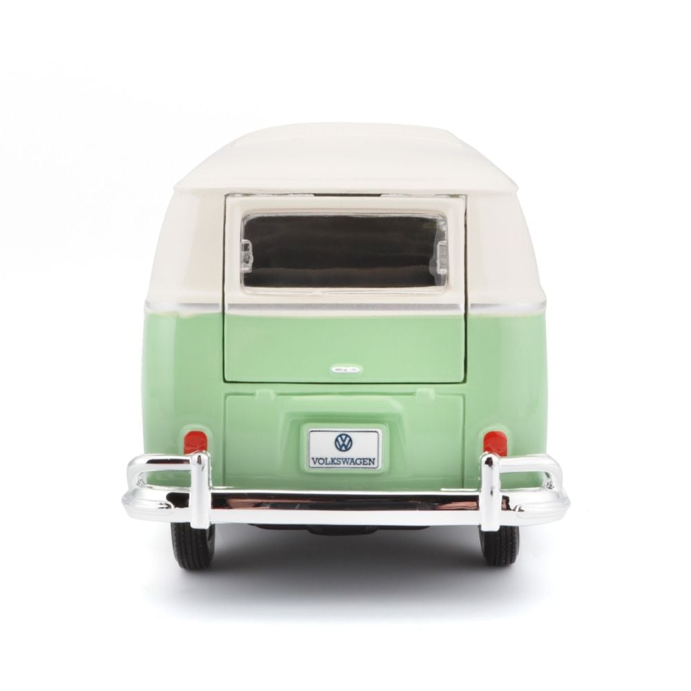 Masina din metal, Maisto, Volkswagen Van Samba, 1:25, Verde
